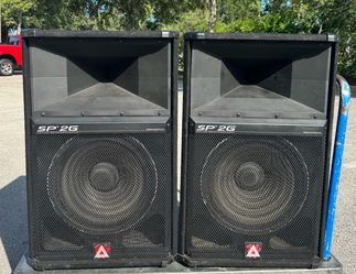 Peavey SP-2G 15” PA DJ Professional Speaker Cabinets USA Made!
