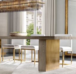 RESTORATION HARDWARE GAGE RECTANGULAR DINING TABLE