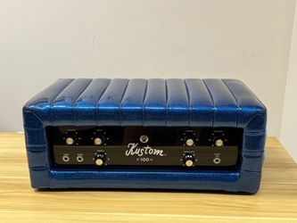 Kustom 100 Watt Blue Sparkle Amp Head