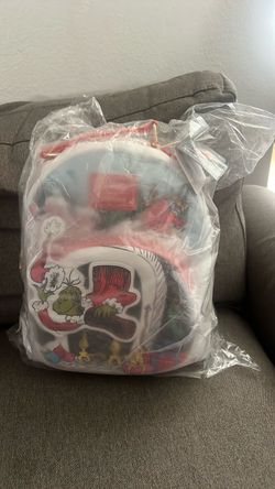 Grinch Christmas Mini Backpack LoungeFly