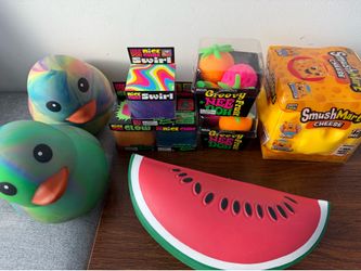 Needoh and other squishy toys