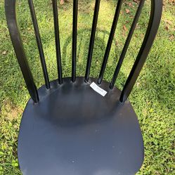 Black Wooded Chair