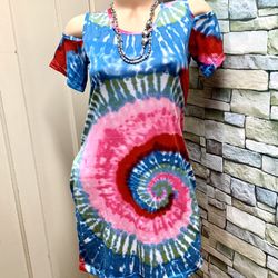 Tie Dye Mini Dress 
