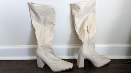 White Boots Size 9