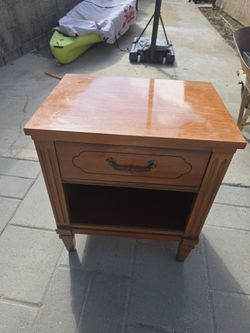 Mid century modern night stand