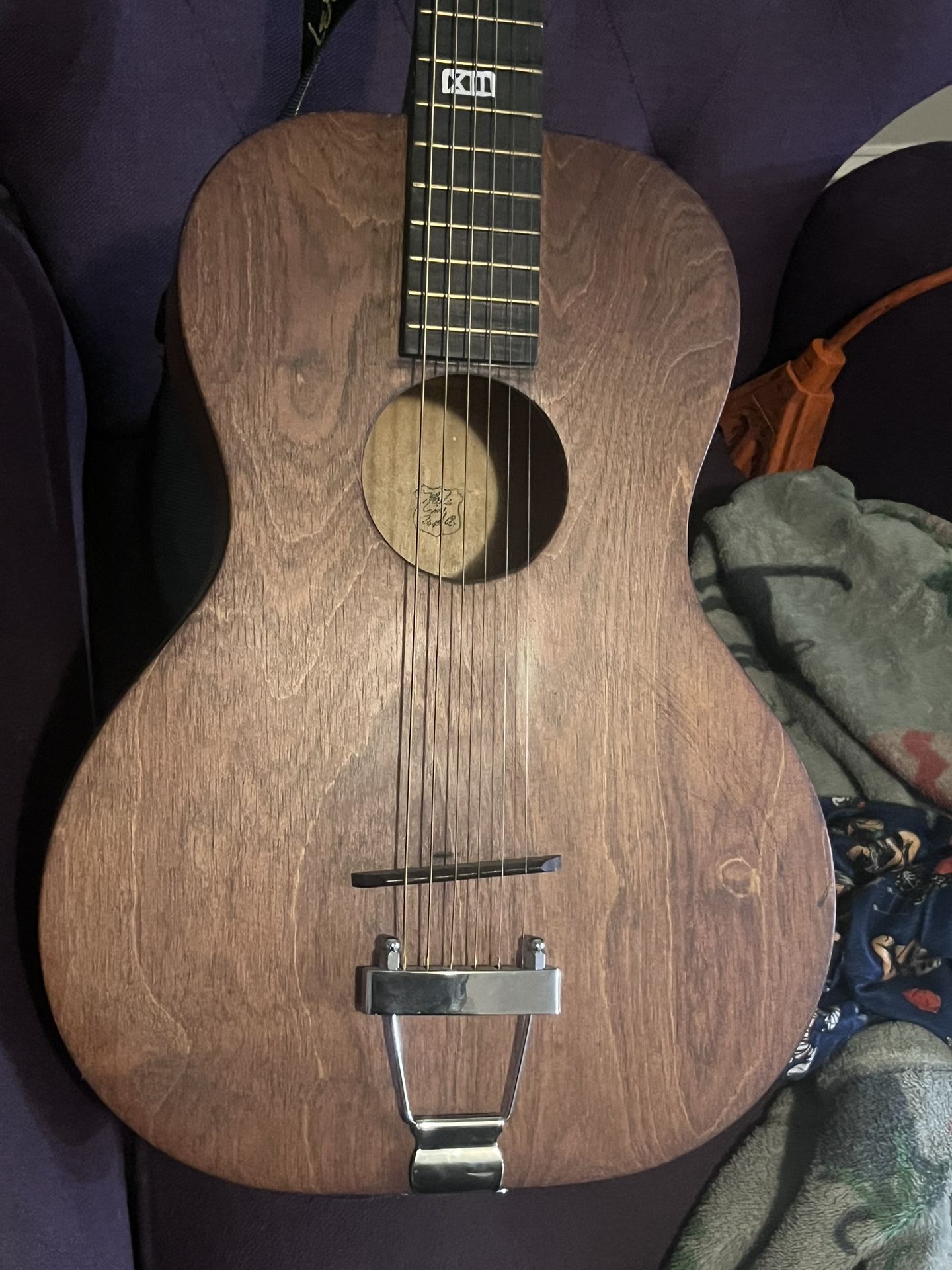 USA made Vintage Parlor Acoustic Guitar