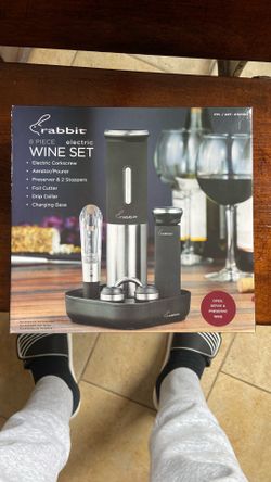 Rabbit 8 Piece Electric Wine Set