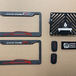 2017-2021 Honda Civic Type R AnsixDesigns No Drill License Plate Bracket And Accessories