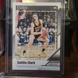 2024 Caitlin Clark Panini Collection Donruss basketball trading card featuring Caitlin Clark in her Iowa Hawkeyes uniform. This particular card is par
