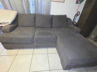 Dark Grey sectional sofa( Reversible Chaise)