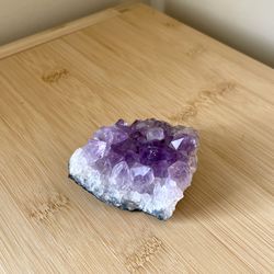 Raw Purple Amethyst Crystal Cluster Rock Reiki
