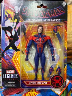 Marvel Legends Spider-Man Across the Spider-Verse Spider-Man 2099 Figure Hasbro