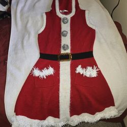 Flirty Fun And Festive Santa Dress XS
