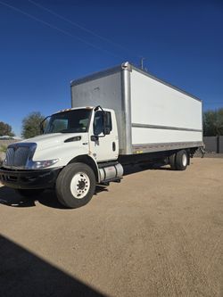 Box Truck With Lift Gate Cummins International MV(contact info removed)