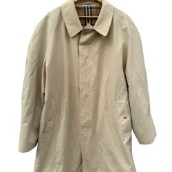 Burberry tan trench coat vintage light brown