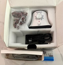MELODYSUSIE Scarlet Nail Drill 30000RPM, Professional Low Noise, Low Vibration, Electric Nail Files, Nail Drill Machine for Acrylic Nails and Gel Nail