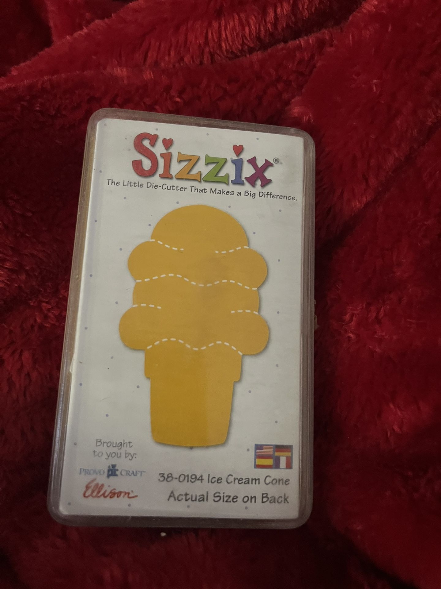 Sizzix Ice Cram Cone Die