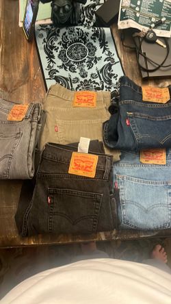Levi’s Jeans Lot – 5 Pairs – Men’s most 34x32