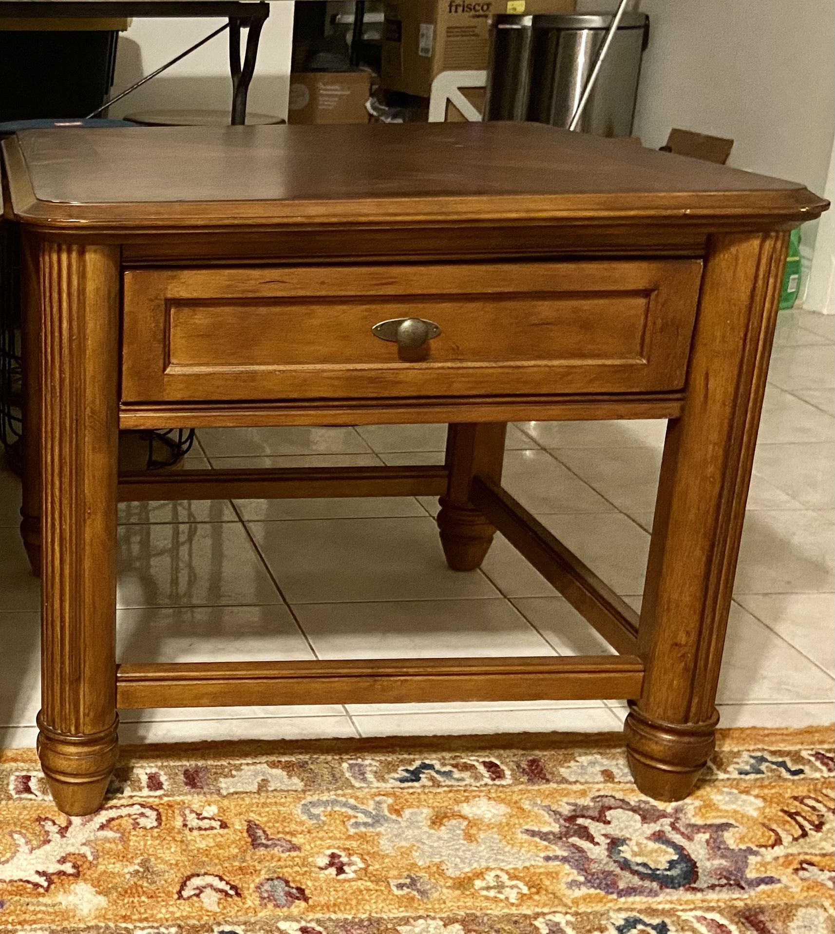 Two End Side Table Nightstands