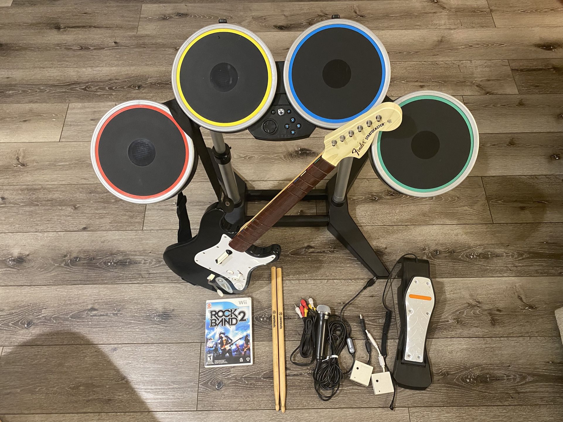 Rock Band Bundle Set For Wii