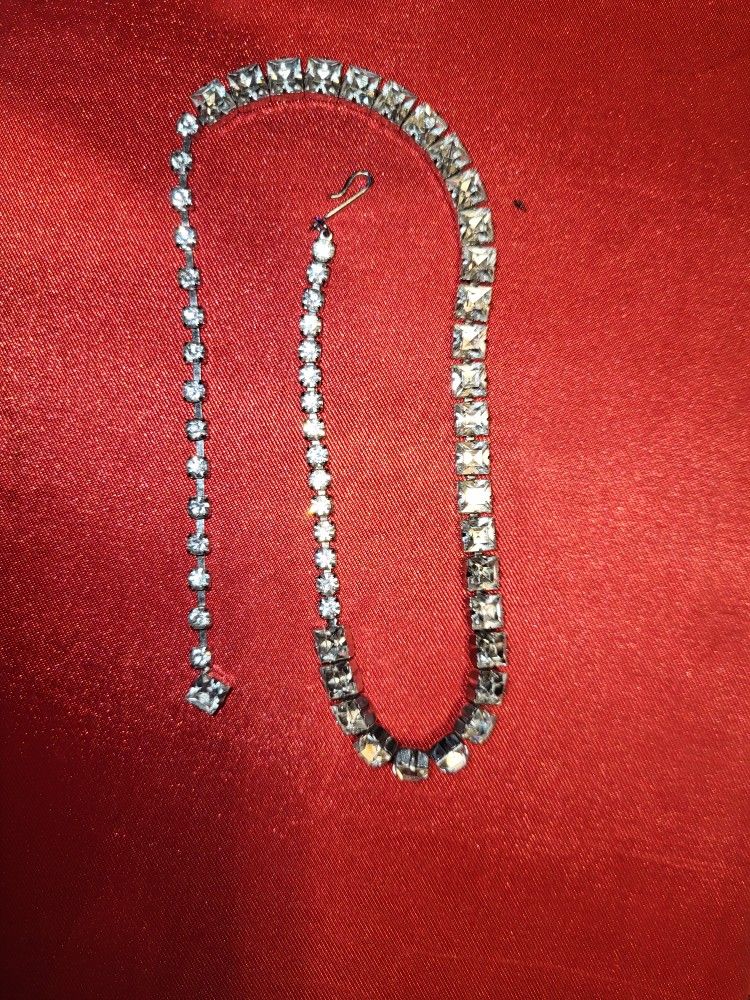 Weiss Emerald Cut Necklace