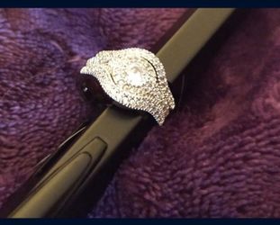 VALENTINE SALE♥️3pc Sterling Silver Brides Wedding Ring Trio