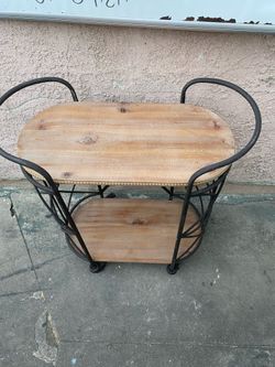 Vintage bar cart