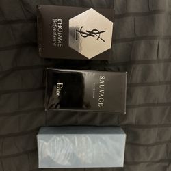 YSL, Sauvage Dior, Dolce And Gabbana 