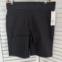 Women’s Black Stretch Shorts, 1XL