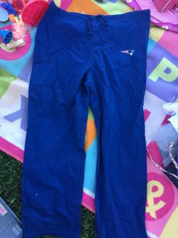 Patriots scrub pants size S