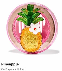 Super Cute! BATH & BODY WORKS 💕🌺🍍 PINK PINEAPPLE🍍 🌺💕Visor or vent Clip Car Fragrance Holder