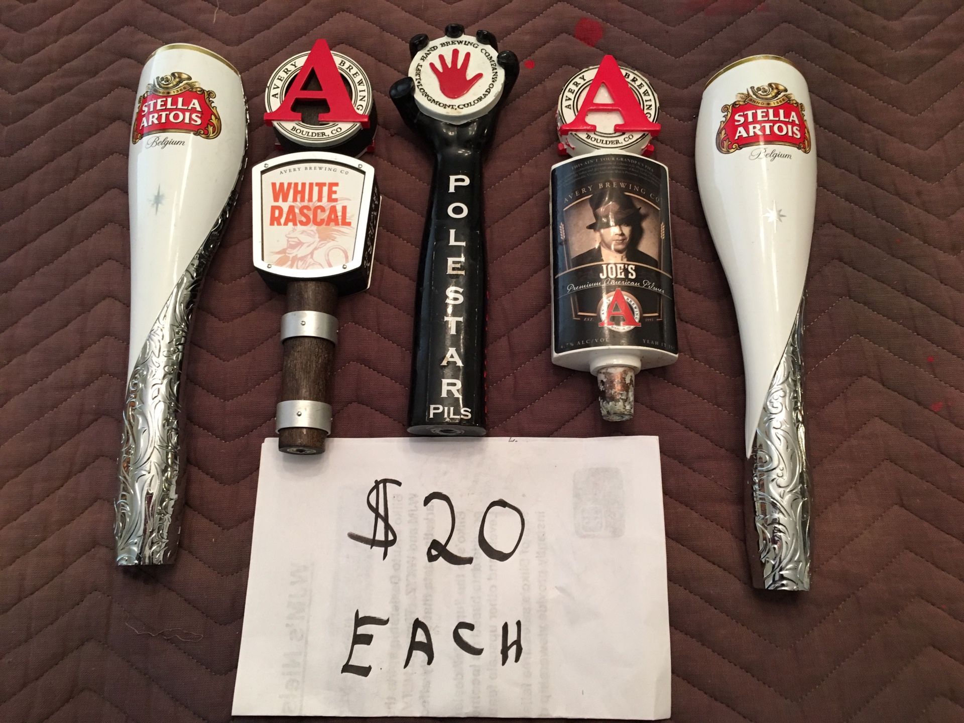 Updated stock of Beer tap handles 20 each for Sale in Columbia, MD OfferUp