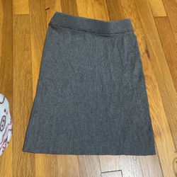 Cute Cozy Grey Skirt 