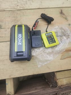 40v Charger And Battery