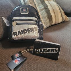 Raider Back Pack And Wallet