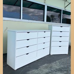 8 and 5 drawers dresser/ Five and eight drawers dresser