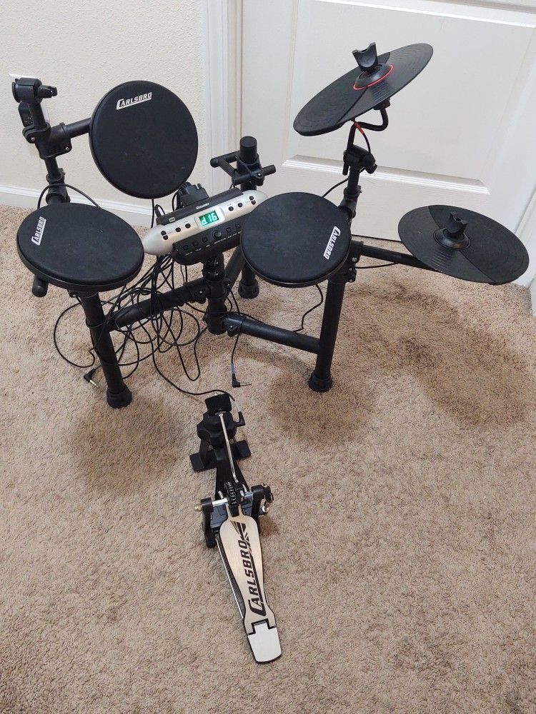 Carlsbro CSD130 Compact Electronic Drum Kit - Partial Set