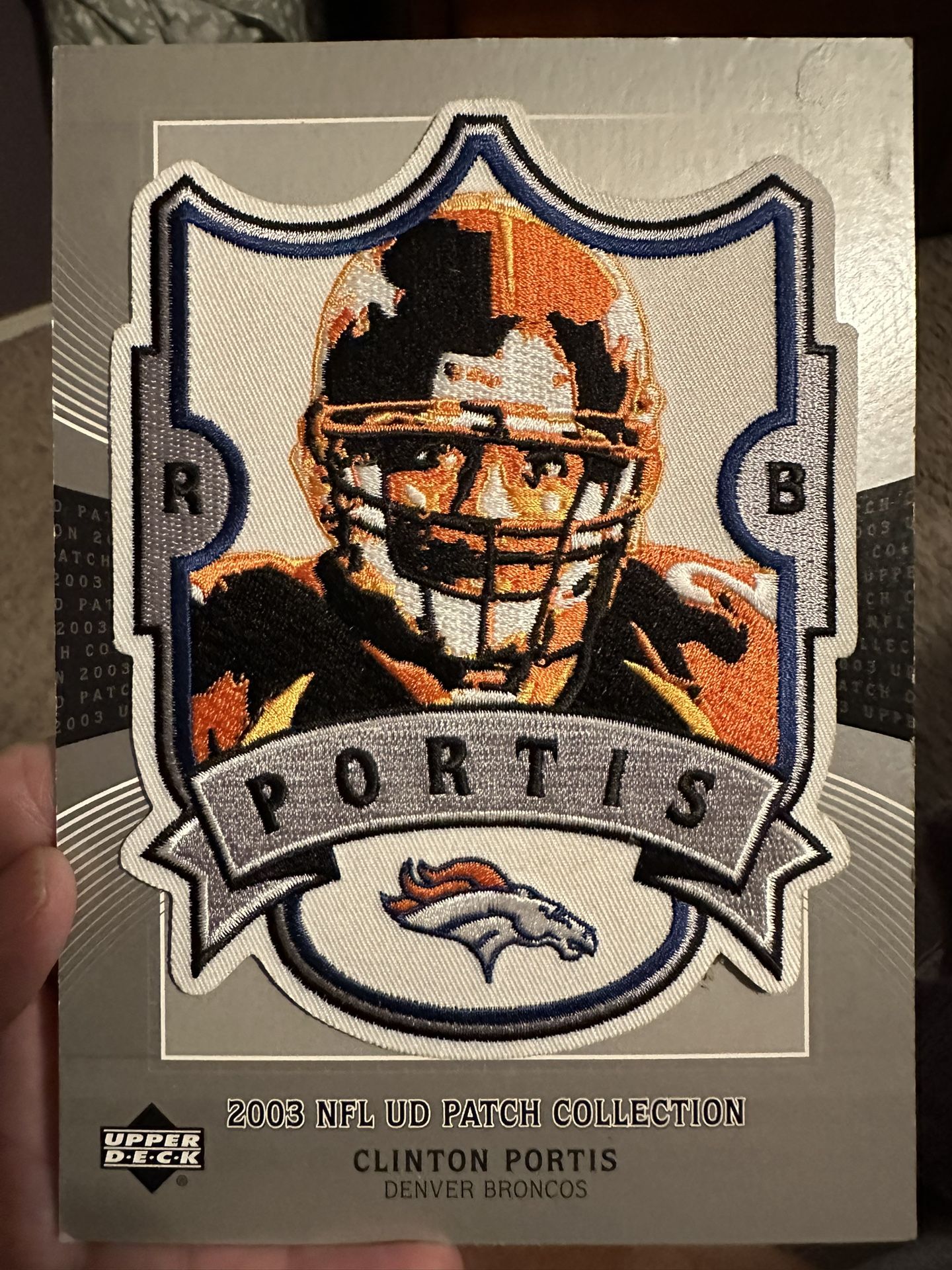 Upper Deck 2003 Ud Patch Collection Clinton Portis Denver Broncos