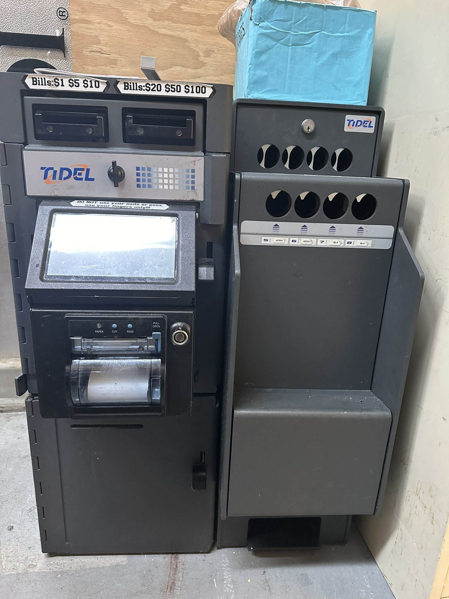 Tidel Series 4 Smart Safe With Storage Vault (tubes Included)