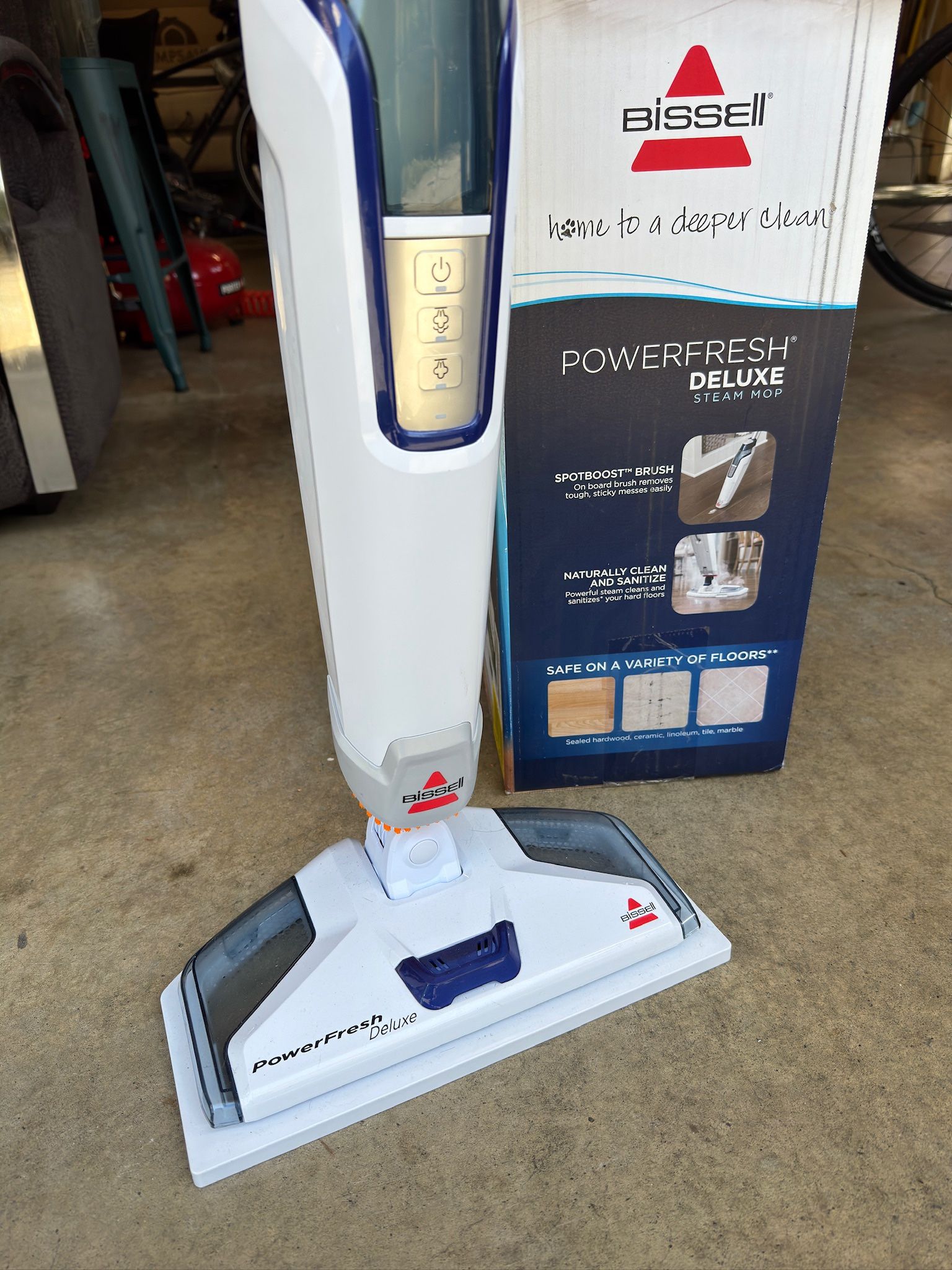 Bissell POWERFRESH Deluxe Steam Mop
