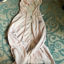 Roller Rabbit Pink Zip Up Hoodie