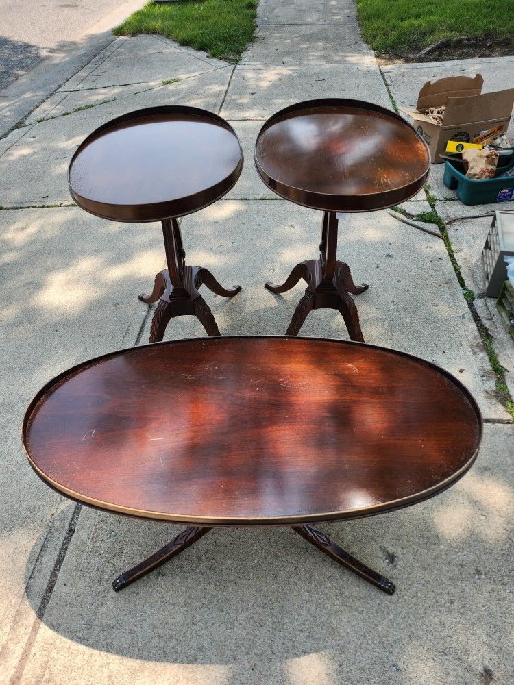 Vintage Mersman End Tables and Coffee Table