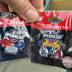 Dodgers 2026 Opening Day Pin