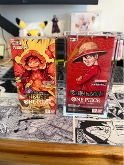 One piece Prb01 and OP13 Japanese Booster boxes