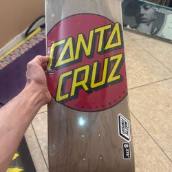 Santa Cruz Natural Classic Dot 8.375” Skate Deck