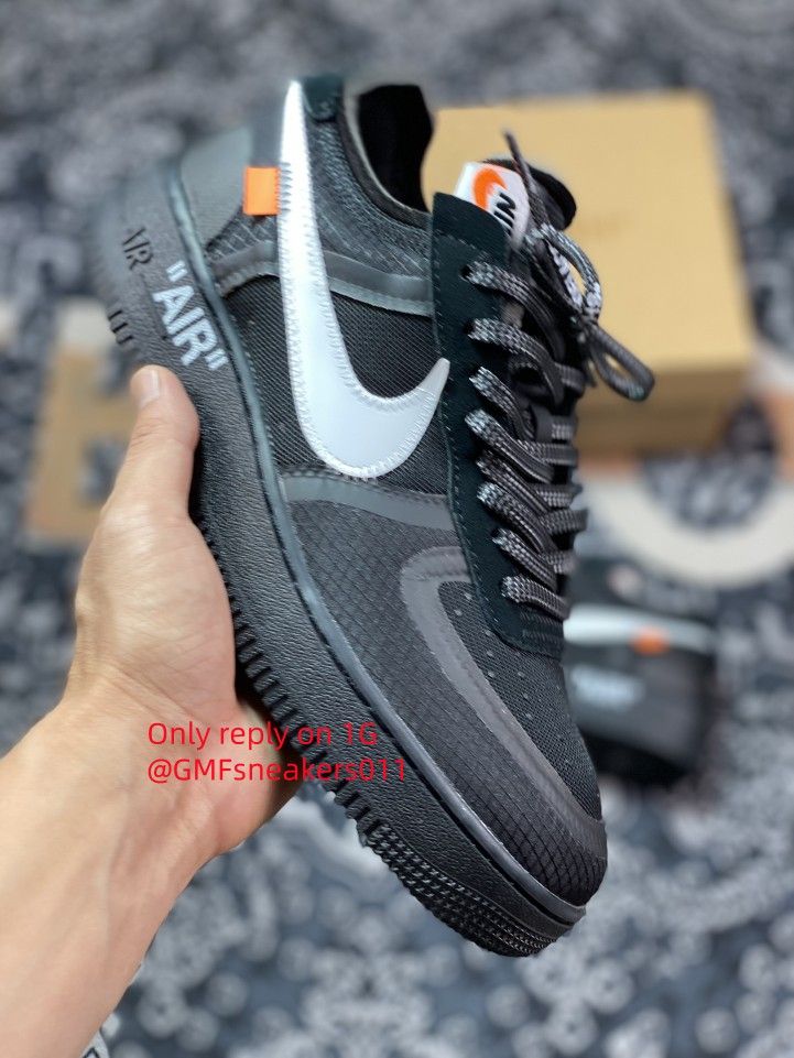 Off-White x Air Force 1 Low 'Black'