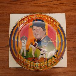 1989 SPORTS IMPRESSIONS COLLECTIBLE PLATE, TOM SEAVER NEW YORK METS