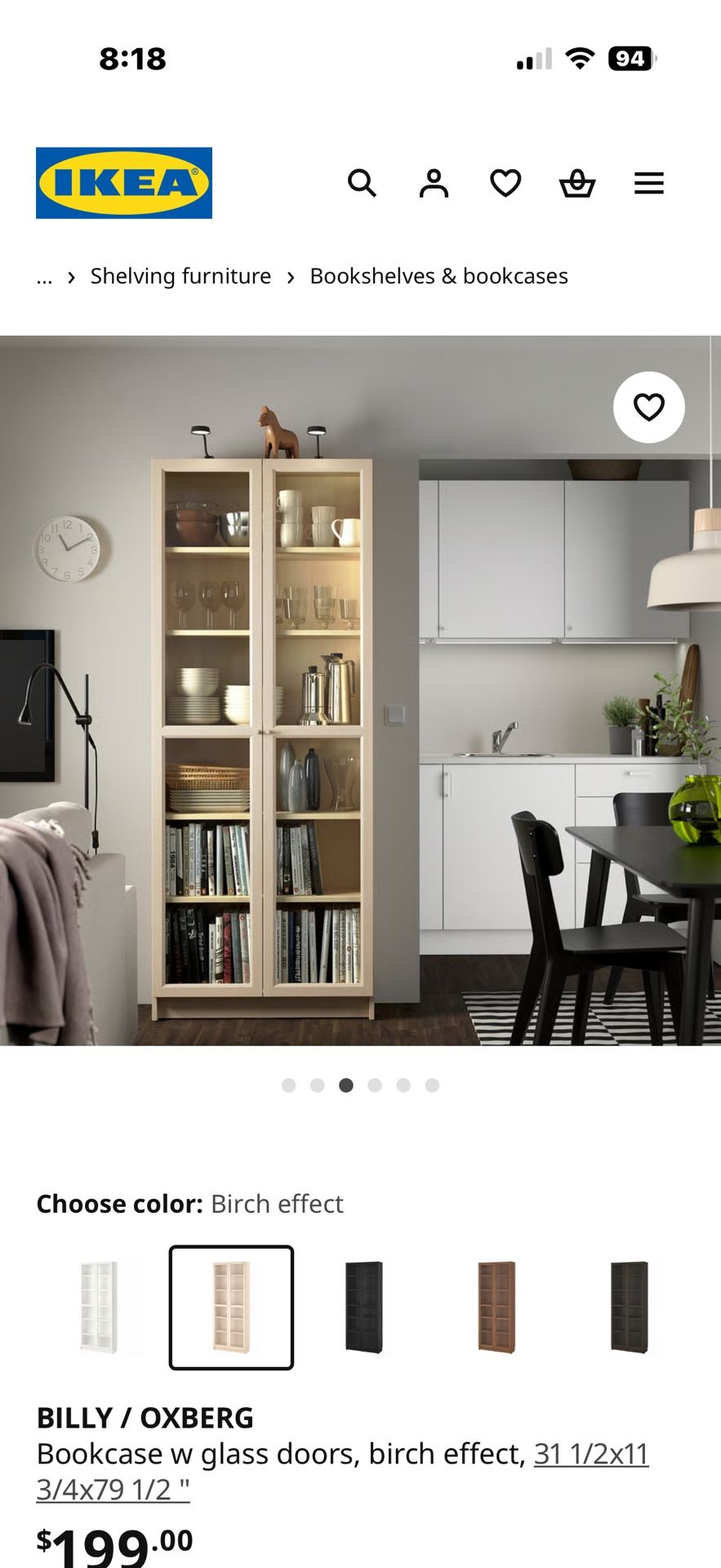 Bookcase With Glass Doors 