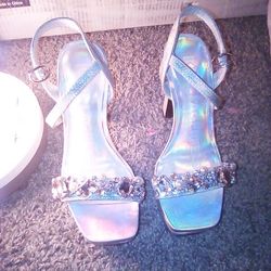 Karl Lagerfeld Irridescen High Heels