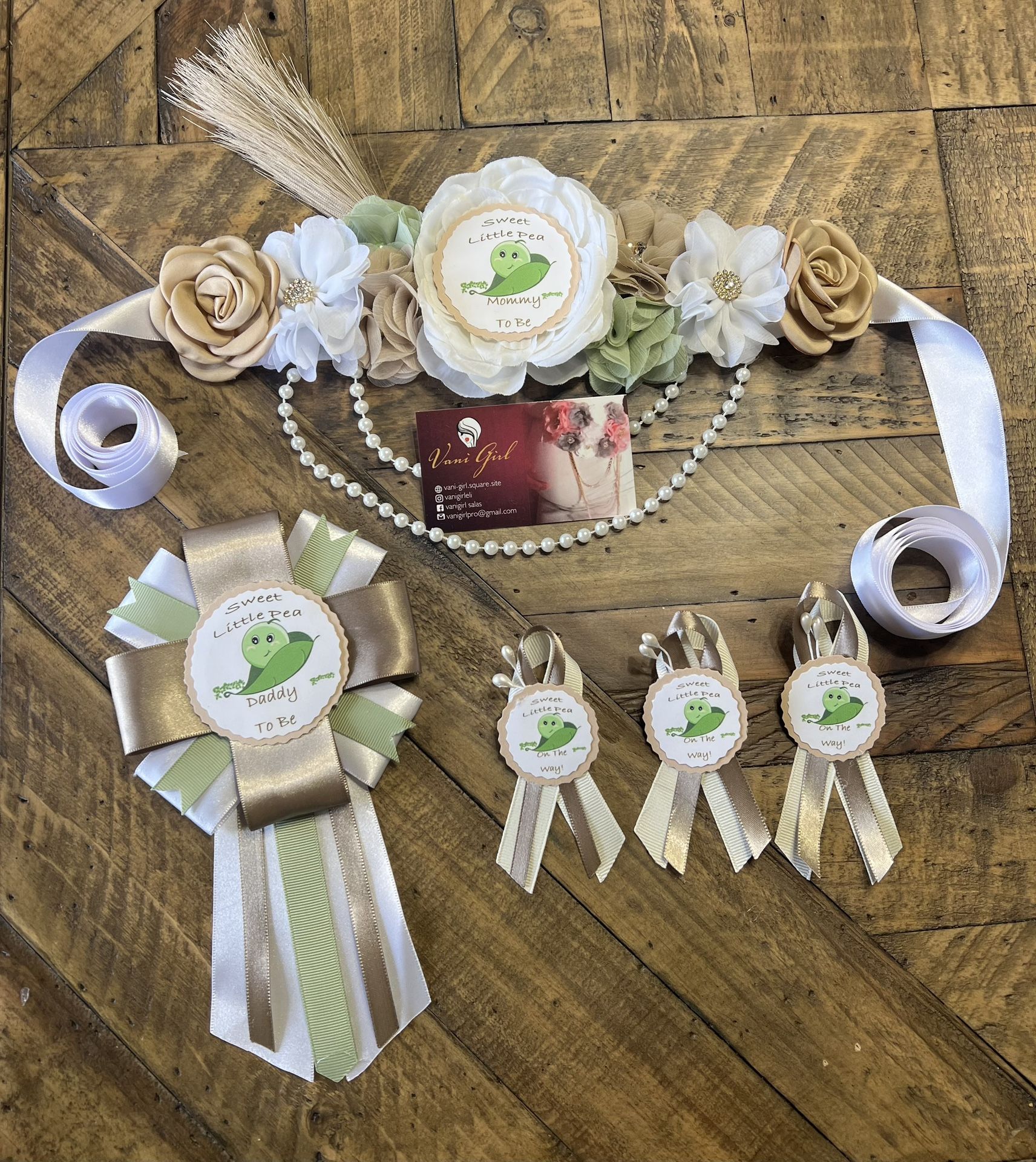 Baby Shower Belly Sash Set 443 for Sale in El Paso, TX - OfferUp display picture 2